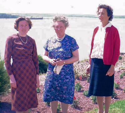 Miss Nance Jones, Miss Bassett and Mme de Recamier, Aix les Bains.
