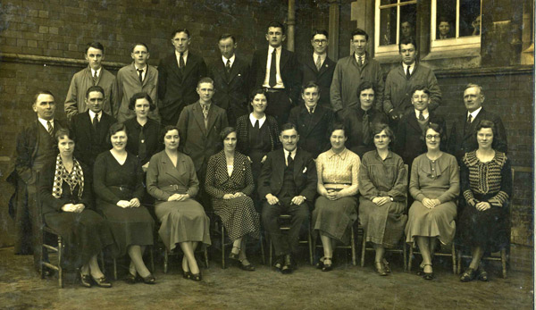 Gowerton School Staff - early 1930s