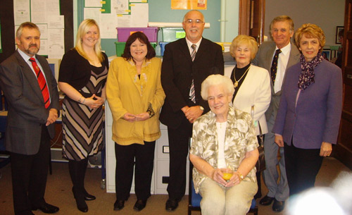 Mr Peter Harrison with some members of the GS Committee