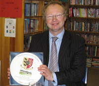 Mr Paul Green with Commemorative Plate